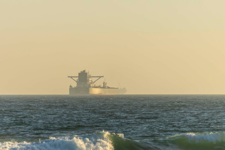 Container vessel on the Far East to India trade lane